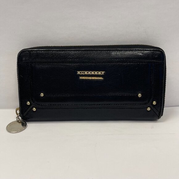 Burberry Blue Label Long Zippy Wallet - Black